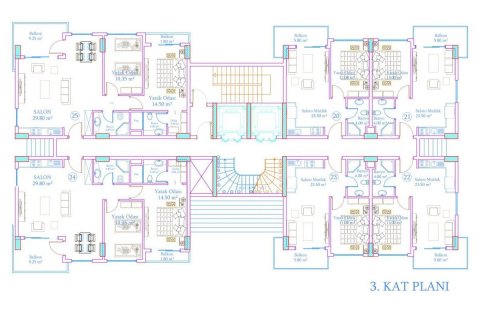 Penthouse for sale in Avsallar, Antalya, Turkey, 44m2, No. 94893 – photo 22