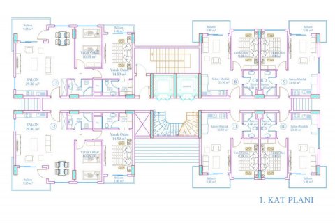 Penthouse for sale in Avsallar, Antalya, Turkey, 44m2, No. 94893 – photo 20