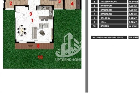Apartment for sale in Istanbul, Turkey, 2 bedrooms, 146m2, No. 107060 – photo 29