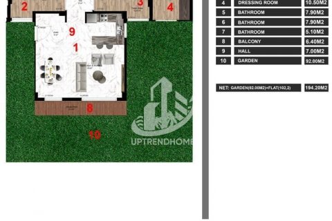 Apartment for sale in Istanbul, Turkey, 2 bedrooms, 146m2, No. 107060 – photo 30