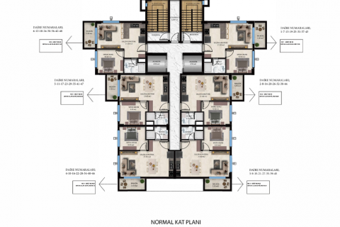 1+1 Leilighet  i Avsallar, Antalya, Tyrkia Nr. 98451 - 21