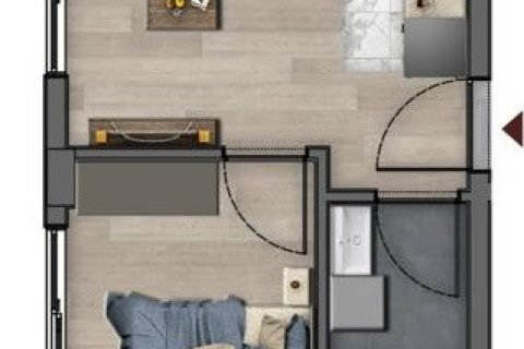 1+1 Wohnung in Mugla, Türkei Nr. 221012 - 11