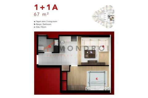 1+1 Lejlighed  i Esenyurt, Istanbul, Tyrkiet Nr. 227264 - 26