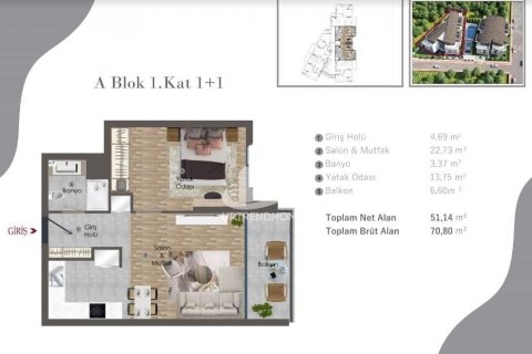 1+1 Lägenhet i Antalya, Turkiet Nr. 98411 - 28