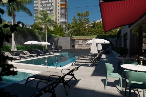 1+1 Lejlighed  i Alanya, Antalya, Tyrkiet Nr. 96264 - 7
