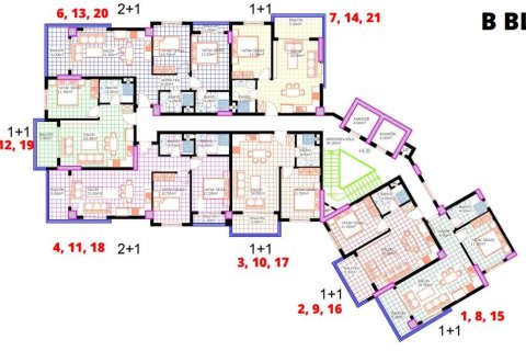 Продажа квартиры  в Оба, Анталье, Турция 2 комн., 51м2, №105680 – фото 21