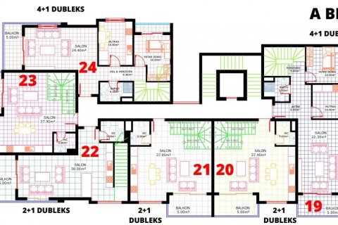Продажа квартиры  в Оба, Анталье, Турция 2 комн., 51м2, №105680 – фото 18