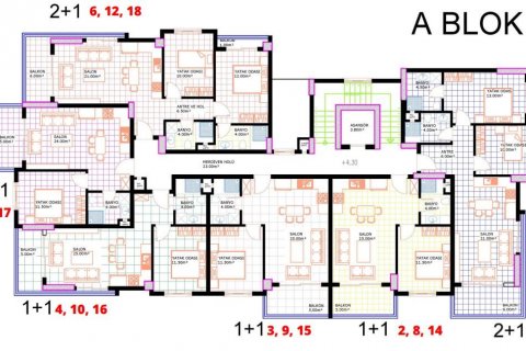 Продажа квартиры  в Оба, Анталье, Турция 2 комн., 51м2, №105680 – фото 17