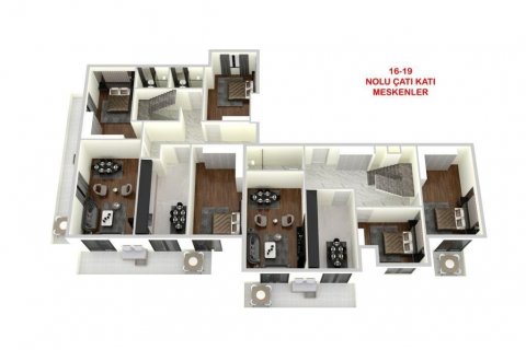 Wohnung  in Cikcilli, Antalya, Türkei Nr. 94521 - 19