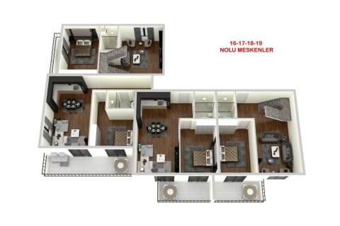 Wohnung  in Cikcilli, Antalya, Türkei Nr. 94521 - 21