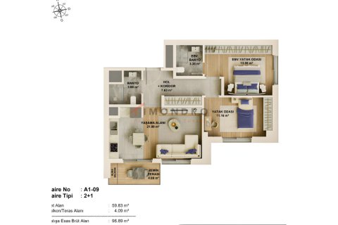 1+1 Lägenhet  i Atasehir, Istanbul, istanbul, Turkiet Nr. 215020 - 7