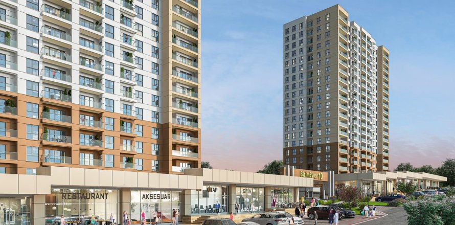Квартира в Bizim Evler 10 2+1, Авджылар, Стамбул, Турция №95313
