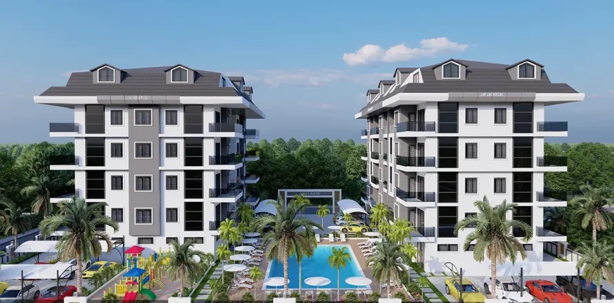 2+1 Lejlighed i Alanya, Antalya, Tyrkiet Nr. 223577
