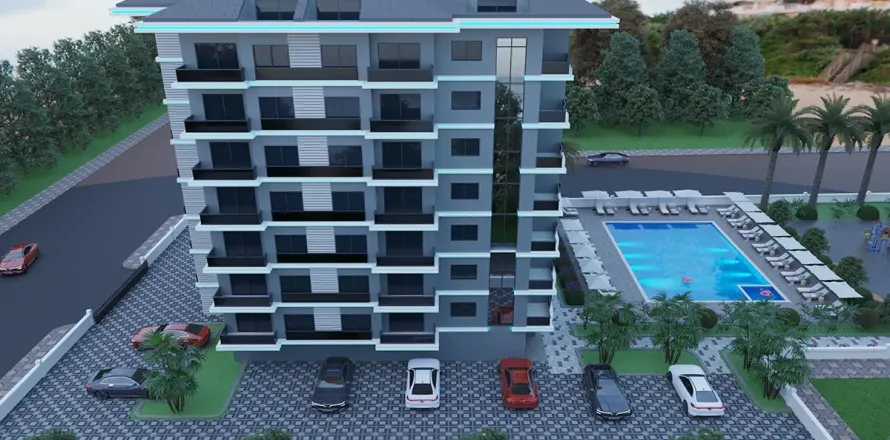 1+1 Leilighet i Alanya, Antalya, Tyrkia Nr. 223572