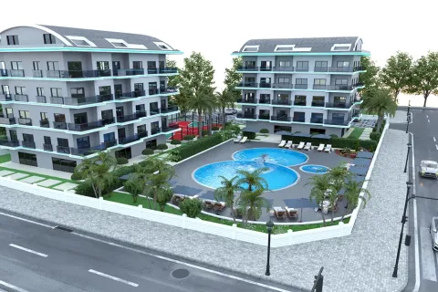 1+1 Lejlighed  i Alanya, Antalya, Tyrkiet Nr. 223576 - 6