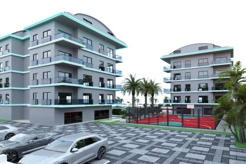 1+1 Lejlighed  i Alanya, Antalya, Tyrkiet Nr. 223576 - 5