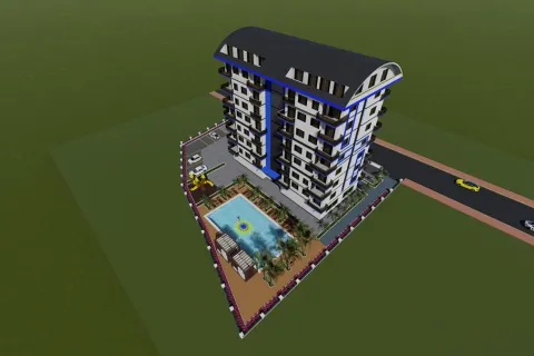 1+1 Leilighet  i Alanya, Antalya, Tyrkia Nr. 223573 - 6