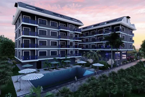 1+1 Lejlighed i Alanya, Antalya, Tyrkiet Nr. 223575 - 14