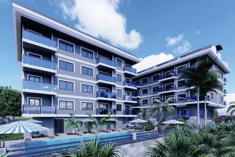1+1 Lejlighed i Alanya, Antalya, Tyrkiet Nr. 223575 - 4