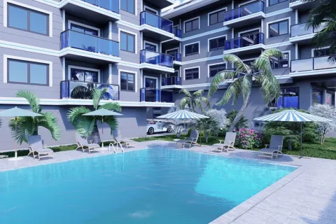 1+1 Lejlighed i Alanya, Antalya, Tyrkiet Nr. 223575 - 2