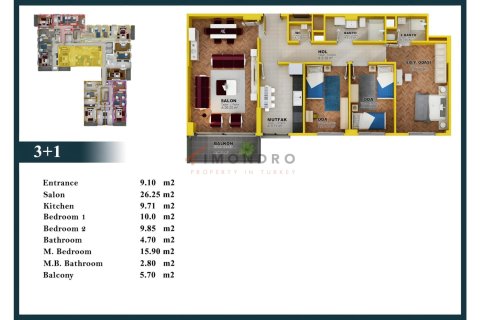 Apartment for sale in Küçükçekmece, Istanbul, Turkey, 4 bedrooms, 230m2, No. 217287 – photo 12