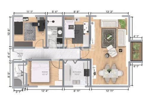 Daire  3+1  İstanbul, Türkiye №237489 - 12