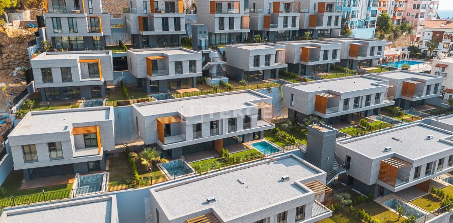 3+1 Villa i Alanya, Antalya, Turkiet Nr. 63381