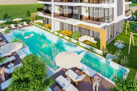 1+1 Lejlighed  i Alanya, Antalya, Tyrkiet Nr. 103027 - 3