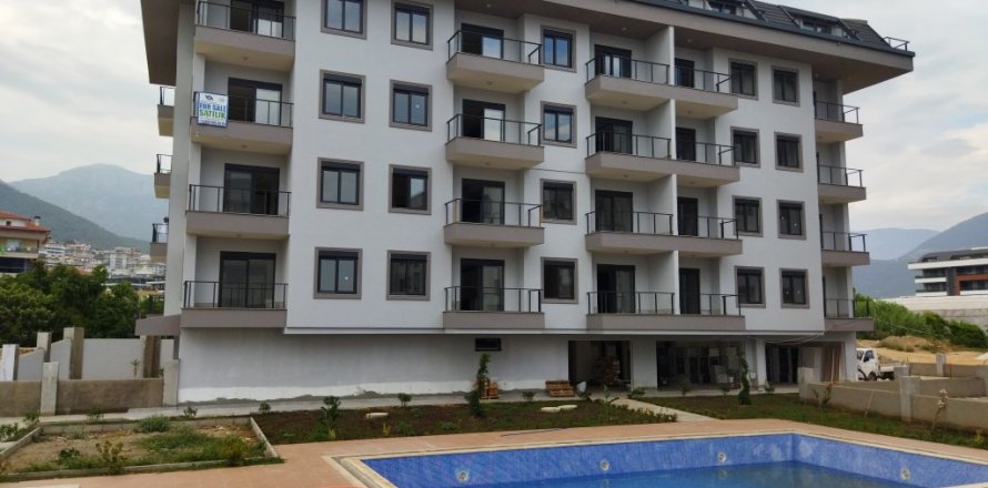 1+1 Lägenhet  i Alanya, Antalya, Turkiet Nr. 103026