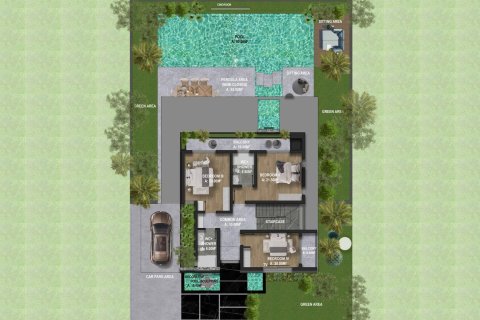 ویلا در Bellapais ، ترکیه 4 خوابه ، 212 متر مربع. شماره 227038 - 27