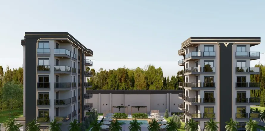 1+1 Leilighet i Mugla, Tyrkia Nr. 224100