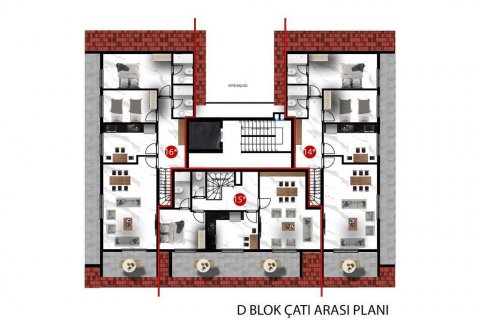 Lägenhet  i Oba, Antalya, Turkiet Nr. 94772 - 18