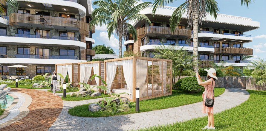 1+1 Lägenhet  i Alanya, Antalya, Turkiet Nr. 211873