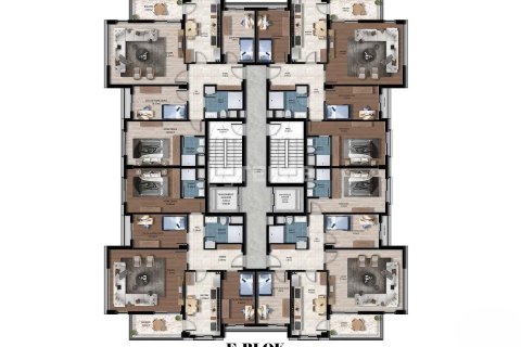 2+1 Lejlighed i Antalya, Tyrkiet Nr. 213006 - 10