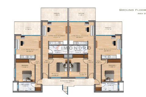 2+1 Wohnung in Esentepe, Girne, Nr. 212499 - 7
