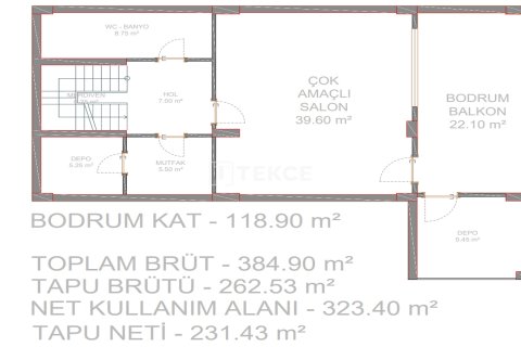 4+2 Villa  i istanbul, Turkiet Nr. 225290 - 28