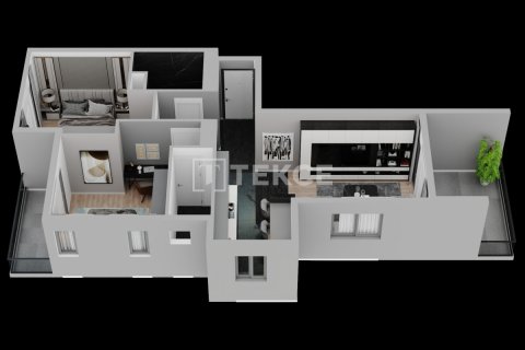 2+1 Lägenhet i Mezitli, Mersin, Turkiet Nr. 91154 - 22