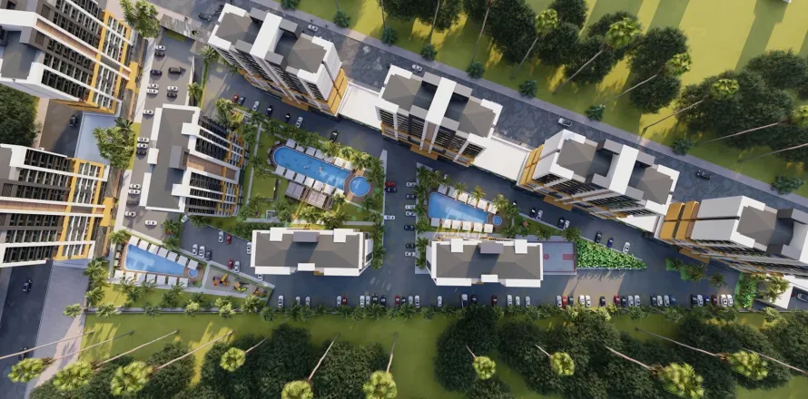 1+1 Lejlighed i Mugla, Tyrkiet Nr. 223502