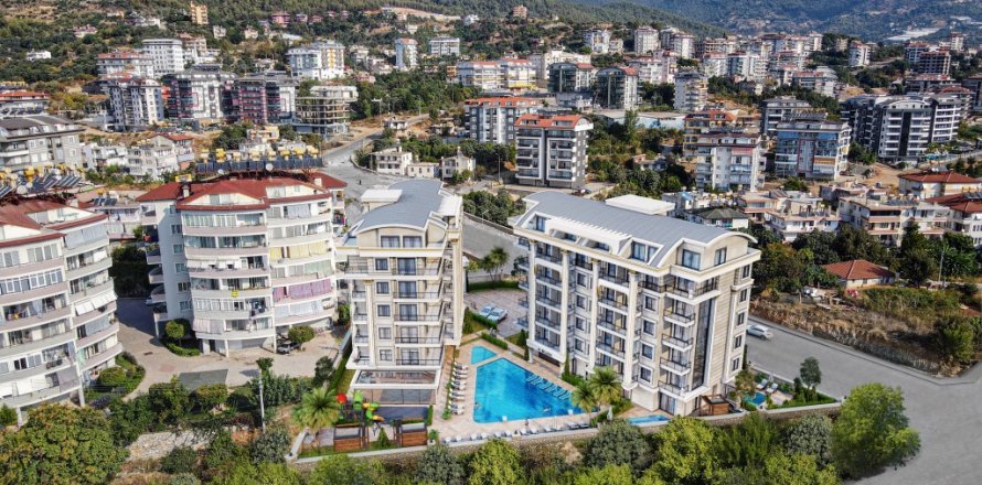 آپارتمان در  Alanya ، ترکیه 1 خوابه ، 41 متر مربع.  شماره 97775