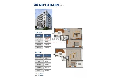 Продажа квартиры  в Бешикташе, Стамбуле, Турция 1+1, 65м2, №215089 – фото 8
