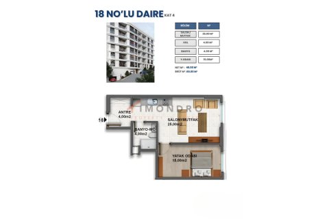 Продажа квартиры  в Бешикташе, Стамбуле, Турция 1+1, 65м2, №215089 – фото 13