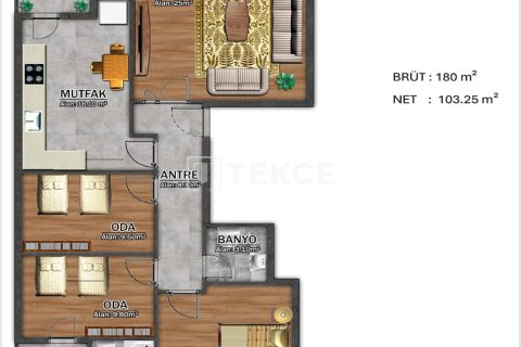 Продажа квартиры  в Бейликдюзю, Стамбуле, Турция 5+2, 335м2, №237444 – фото 28
