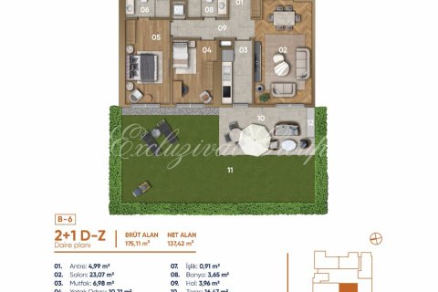 2+1 Lägenhet i Istanbul, istanbul, Turkiet Nr. 227235 - 22