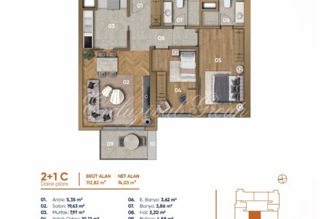 2+1 Lägenhet i Istanbul, istanbul, Turkiet Nr. 227235 - 30