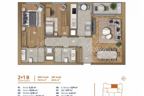 2+1 Lägenhet i Istanbul, istanbul, Turkiet Nr. 227235 - 29