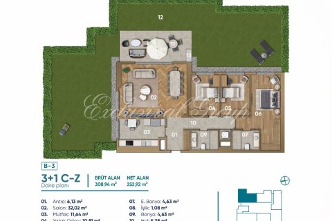 2+1 Lägenhet i Istanbul, istanbul, Turkiet Nr. 227235 - 25