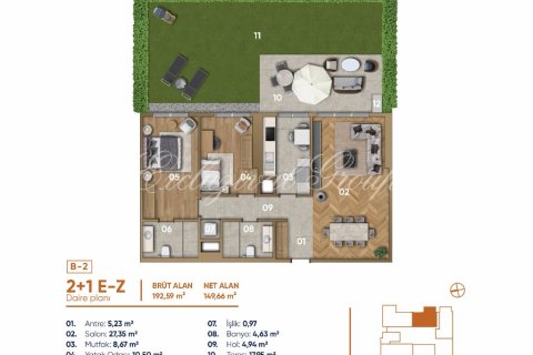 2+1 Lägenhet i Istanbul, istanbul, Turkiet Nr. 227235 - 23