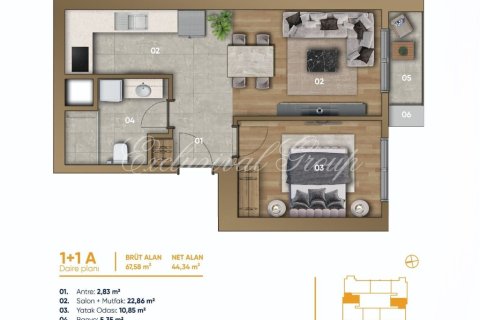 2+1 Lägenhet i Istanbul, istanbul, Turkiet Nr. 227235 - 27