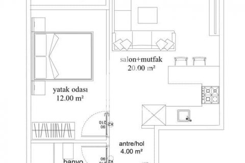 Продажа квартиры в Аланье, Анталье, Турция 1+1, 45м2, №84719 – фото 28