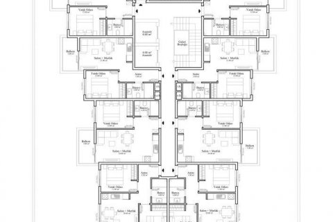 Penthouse  i Demirtas, Alanya, Antalya, Tyrkiet Nr. 94418 - 4